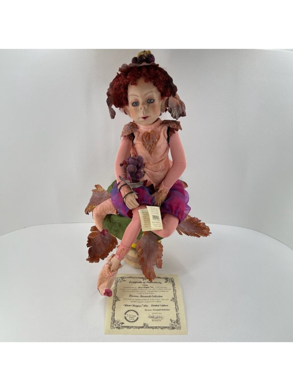 Show Stoppers Florence Maranuk Hibit Porcelain Fairy Doll Limited Edition COA
